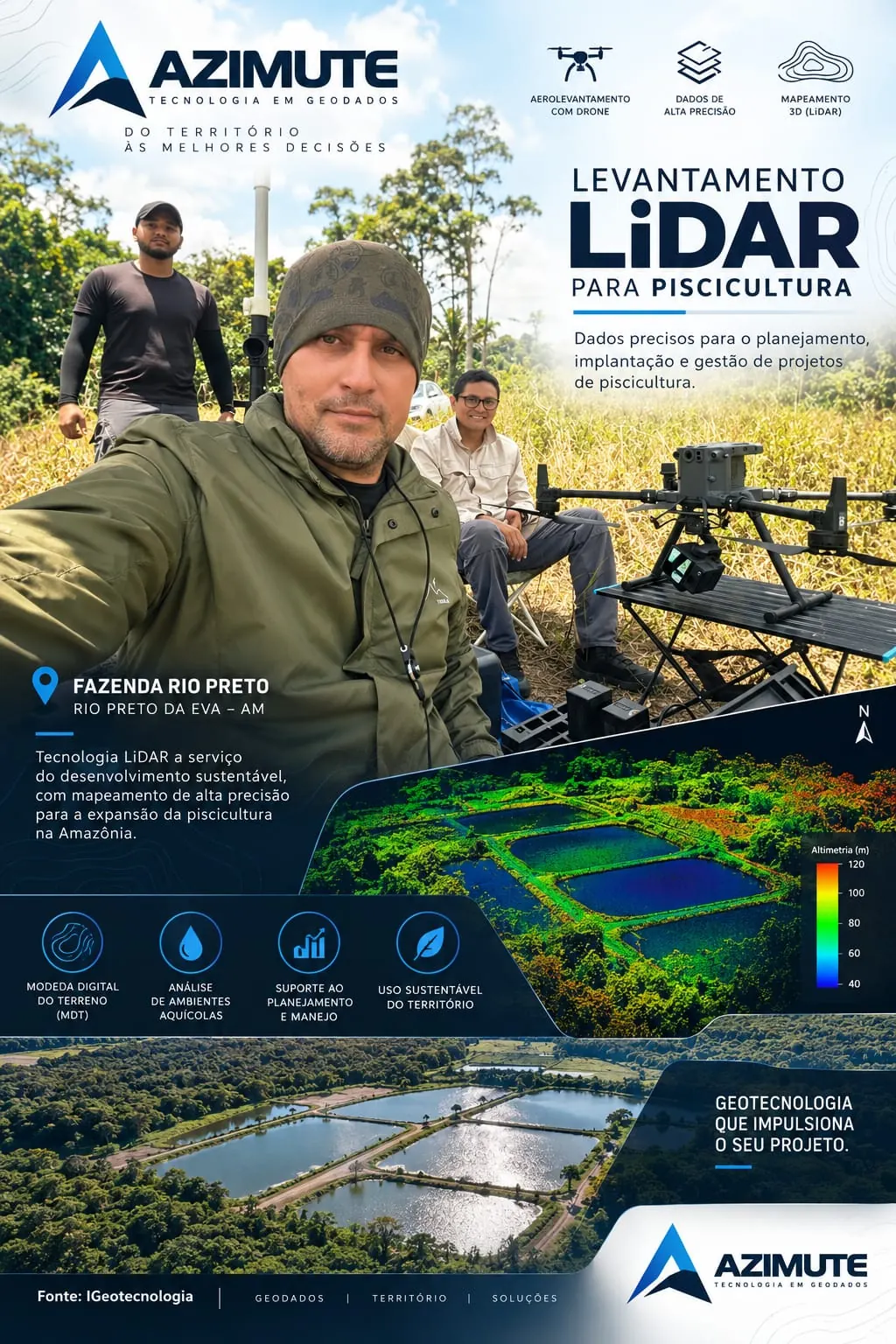 Imagem da publicação sobre mapeamento LiDAR